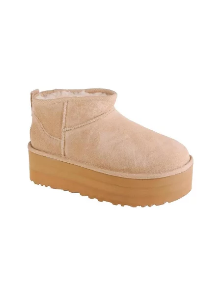 Klasické snehule Ugg na platforme béžová