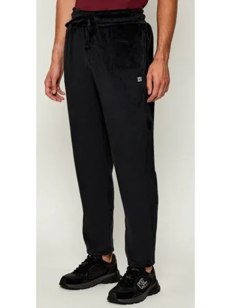 Hugo Bodywear Pantaloni de trening VELVET | Relaxed fit negru