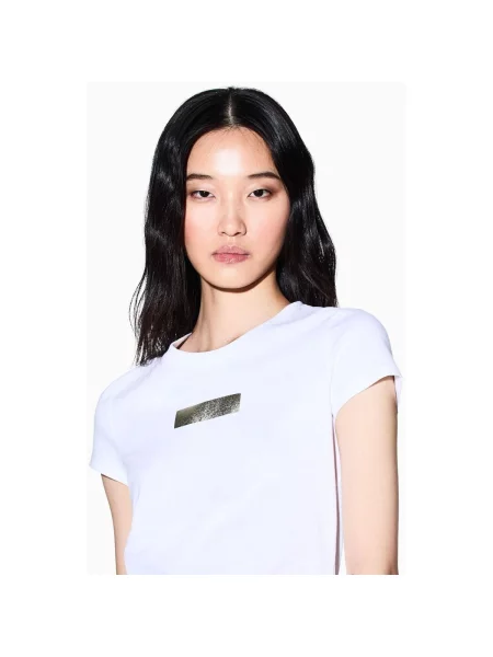 Armani Exchange Tricou alb