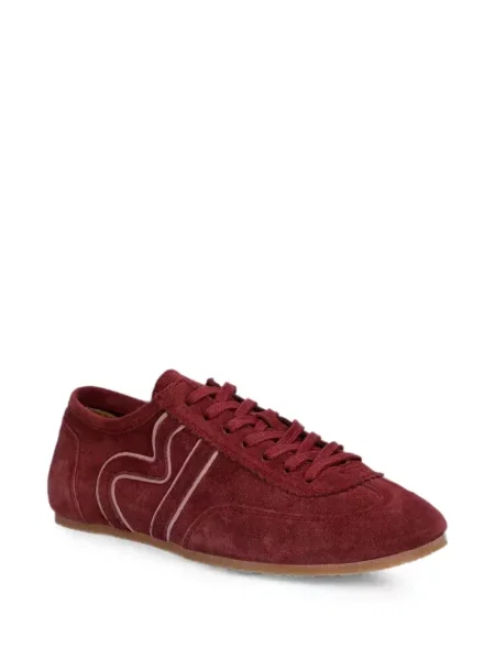 Fűzős szarvasbőr sneaker Billi Bi piros