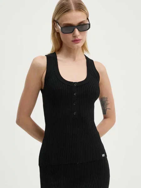 Prsluk Moschino Jeans crna