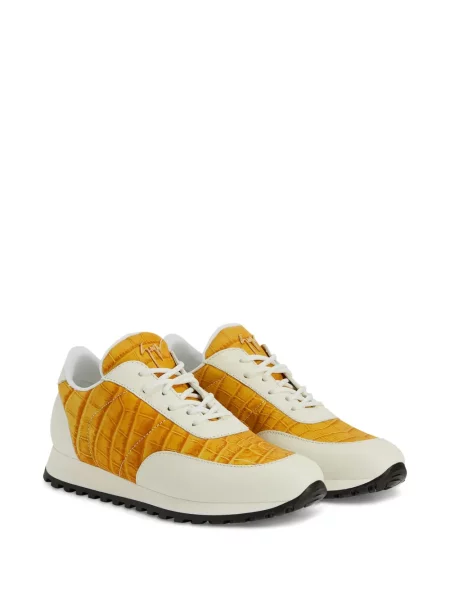 Sneakerși Giuseppe Zanotti din piele galben