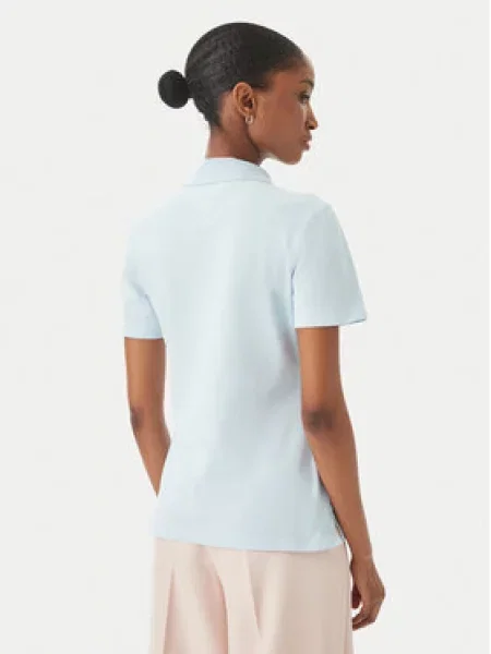 Tommy Hilfiger polo majica z bombažem modra