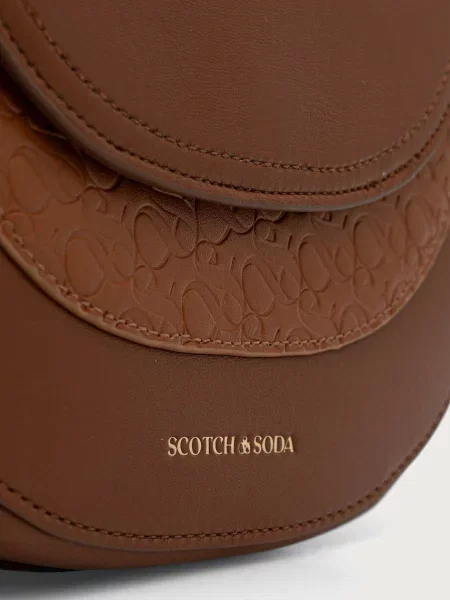 Кожаная сумка через плечо Scotch & Soda