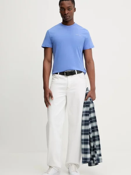 Tommy Jeans tričko fialové