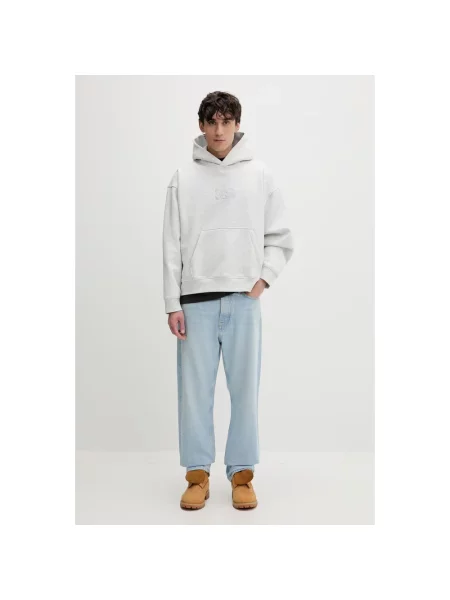 Bluza z kapturem Vans z kapturem szara