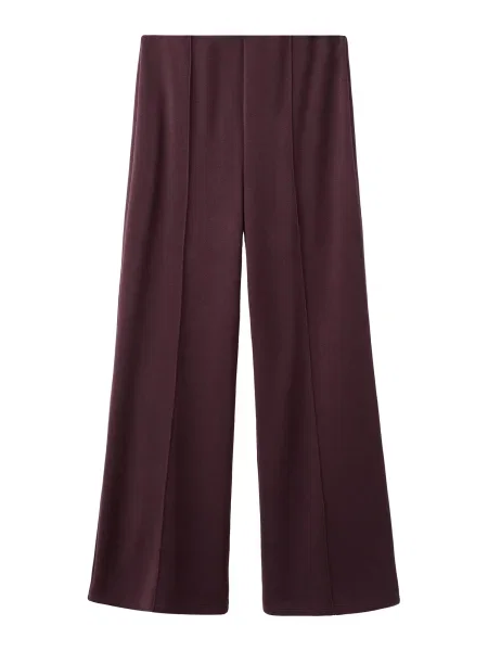 MANGO Pantaloni LUCCA bordeaux roșu