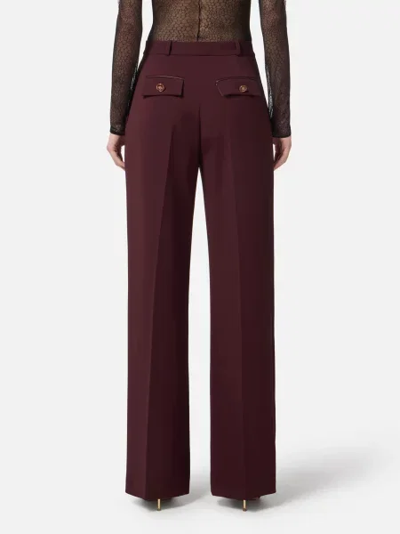 Брюки Elisabetta Franchi бордовые