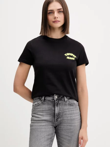 Tommy Jeans tričko černé