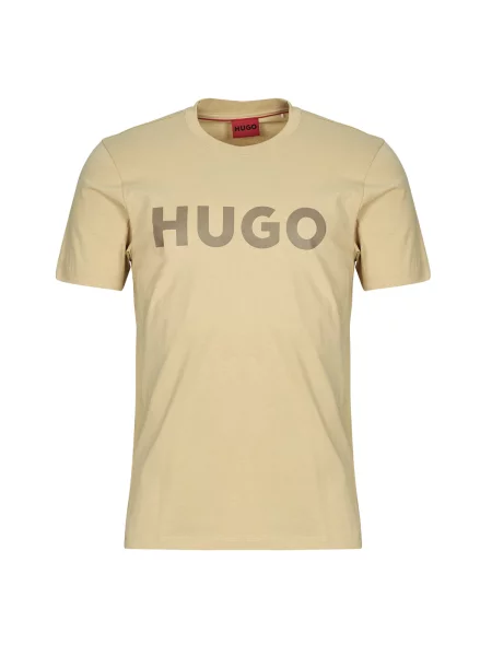 Majica Hugo s kratkimi rokavi bež