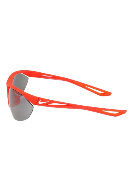 Haftowane okulary przeciwsłoneczne Nike do biegania płócienne czerwone