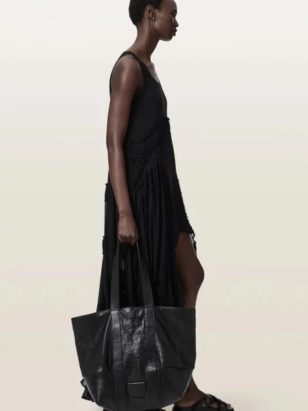 Кожаная сумка Allsaints