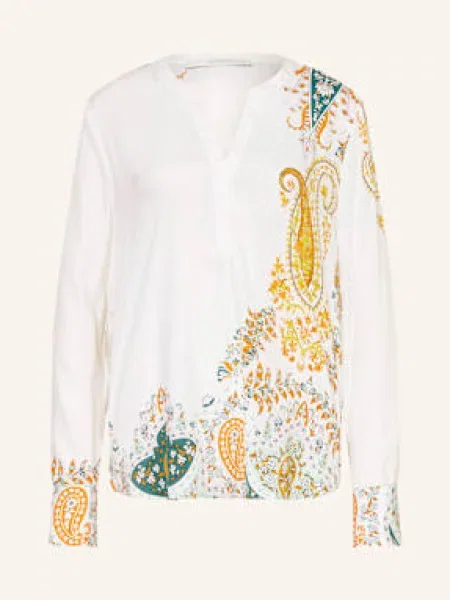 Herzen's Angelegenheit Bluzka Z Jedwabiu weiss biała