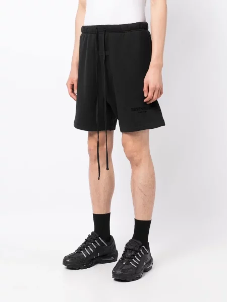 Σορτς Fear Of God Essentials με κορδόνι μαύρο