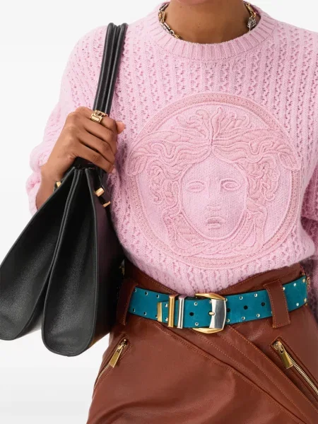 Pulover Versace de lână roz