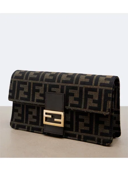 Colier Fendi din jacard negru