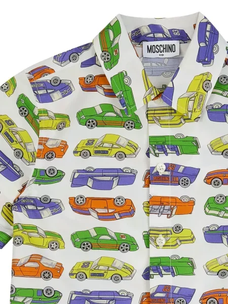 Koszula dziecięca Moschino biała