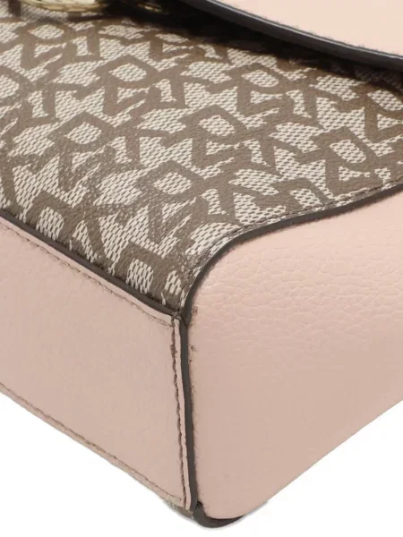 Geanta de piele Dkny din piele roz