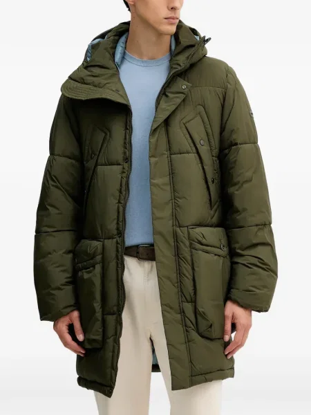 Geacă Ps Paul Smith cu glugă verde