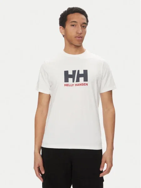 Helly Hansen Tricou Logo alb