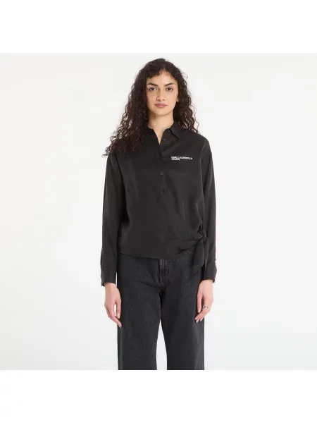 Блуза Karl Lagerfeld Jeans черно