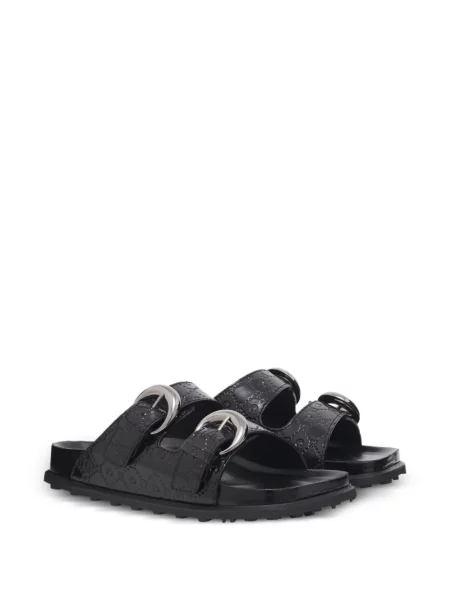 Papuci Marine Serre din piele negru