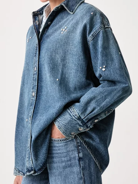 Levi's риза дамска с JORDAN DENIM синьо