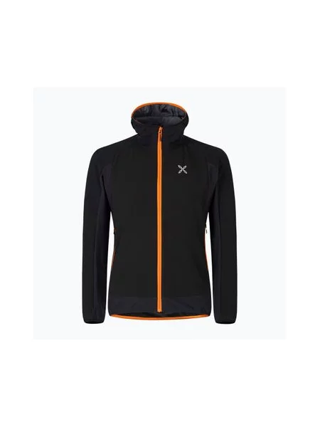 Куртка противітряна Montura Premium Wind Hoody nero/mandarino