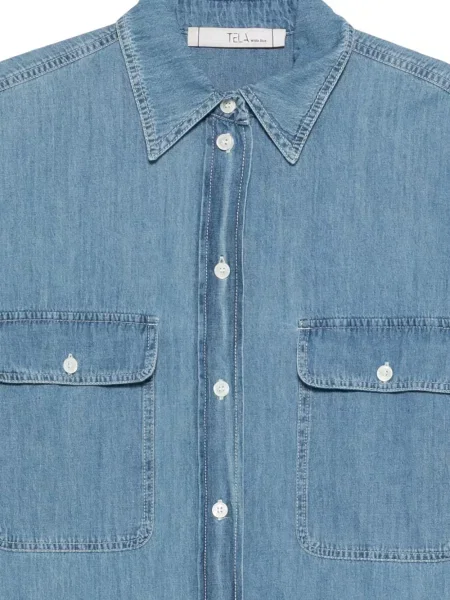 Koszula dżinsowa Tela niebieska