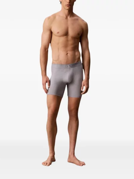 Boxeri Calvin Klein Underwear cu autograf gri