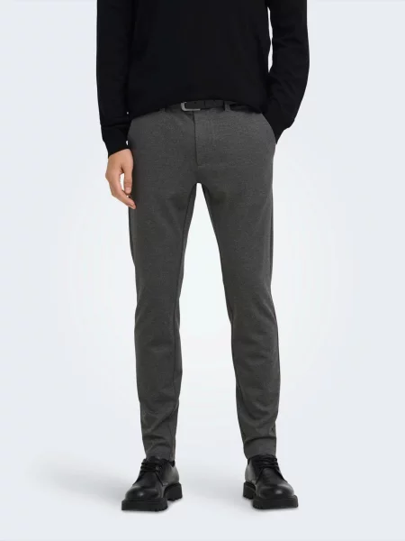 Only & Sons Chino nohavice ONSMark tmavosivá