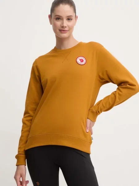 Μπλούζα Fjallraven Logo γυναικεία κίτρινο