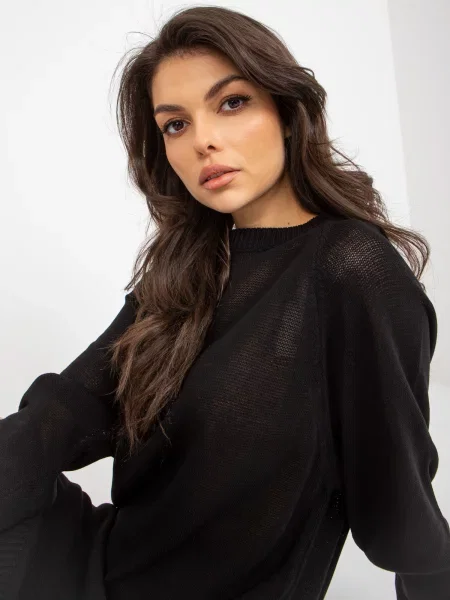Pulover Fashionhunters negru