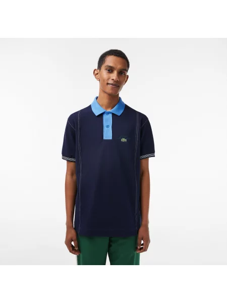 Lacoste Koszulka Polo Classic Fit granatowa