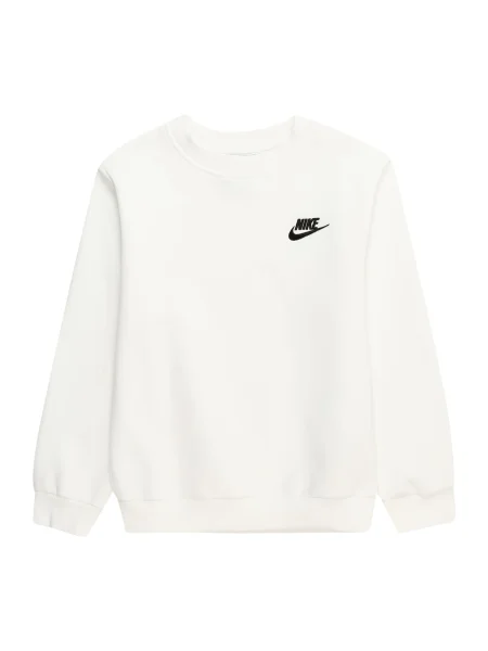 Hanorac din fleece copii Nike Sportswear alb