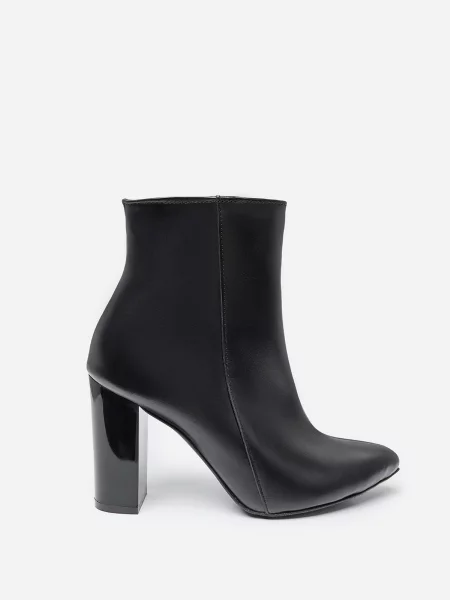 Шкіряні Ботильйони ISSA Plus чорний