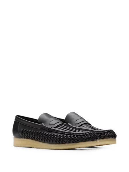 Кожени лоуфъри Clarks Originals черно