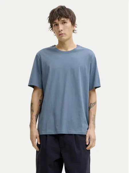 Jack & Jones Tricou Oragnic Basic albastru
