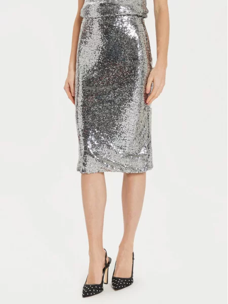 ARTIGLI Спідниця-олівець срібний