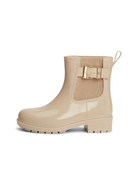 TOMMY HILFIGER Cizme de cauciuc bej