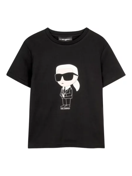 Koszulka dziecięca Karl Lagerfeld czarna