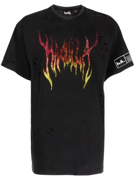 Tricou Haculla cu imagine negru