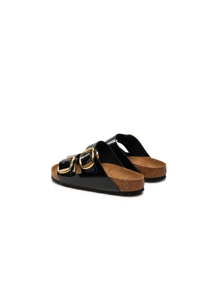 Pantofle Birkenstock s přezkou černé