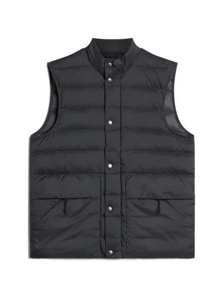 Matlasat vestă din puf Woolrich gri