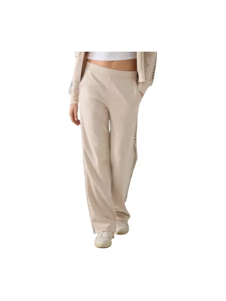 Guess spodnie dresowe X NORTH SAILS beżowe