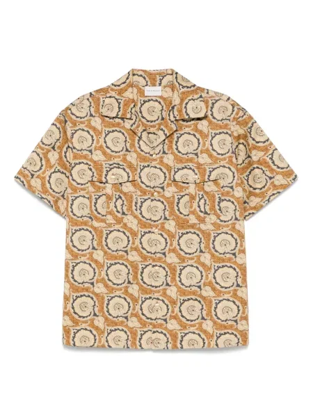 Cămașă Drole De Monsieur cu model paisley galben