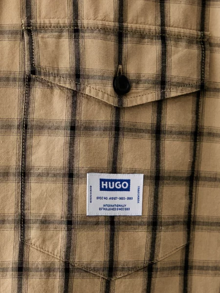 Рубашка Hugo Blue синяя
