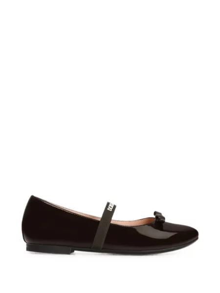 Dětské baleríny Dolce & Gabbana hnědé