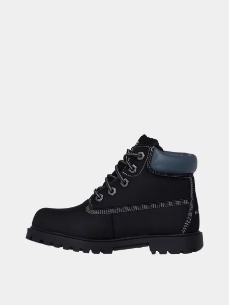 Детские ботинки Skechers черные