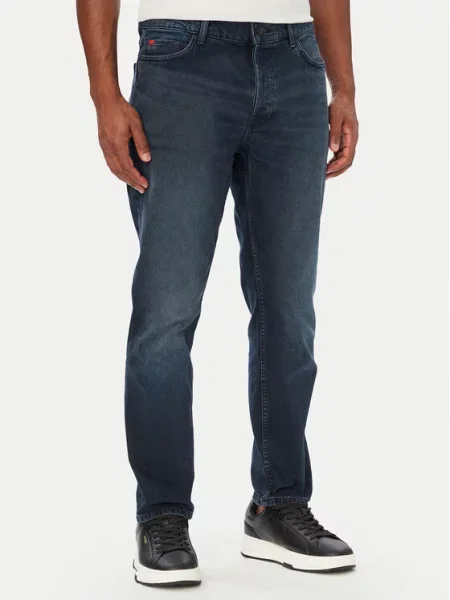 HUGO Farmer HUGO Sötétkék Tapered Fit